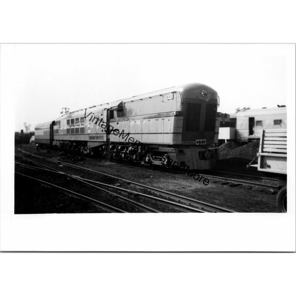 Vintage‎ Chesapeake & Ohio Railroad C O 501 Steam Locomotive Real Photo T2-660